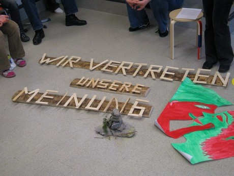 Wir vertreten unsere Meinung.